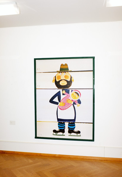 STORK BITES MAN #print #dad #art
