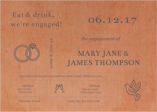 Type On Line - Engagement Invitations #paperlust #engagementinvitation #engagementcard #engagementinspiration #design #paper #printonwood