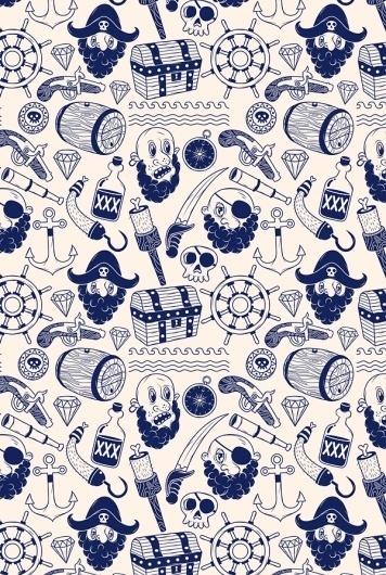 Todos os tamanhos | Vida de Pirata | Flickr – Compartilhamento de fotos! #vector #pirata #draw #ilustrao #illustration #vetor