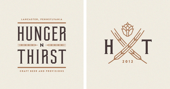 The Infantree | Hunger N Thirst #mark #badge #wheat #vintage #logo #typography