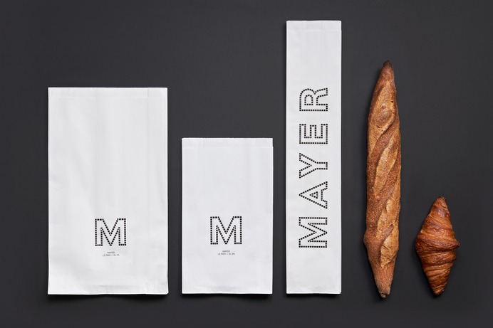 Mayer Boulangerie Identity - Mindsparkle Mag Forma & Co designed the identity for Mayer Boulangerie. #logo #packaging #identity #branding #design #color #photography #graphic #design #gallery #blog #project #mindsparkle #mag #beautiful #portfolio #designer