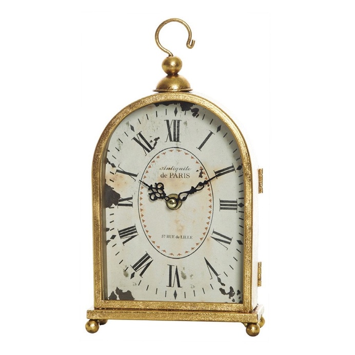 Sargood Gold Arched Mantle Clock