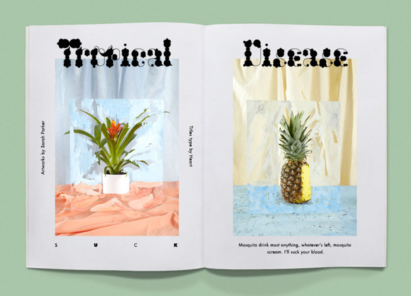 Heart Zine on Behance #design #type #magazine #editorial #fanzine