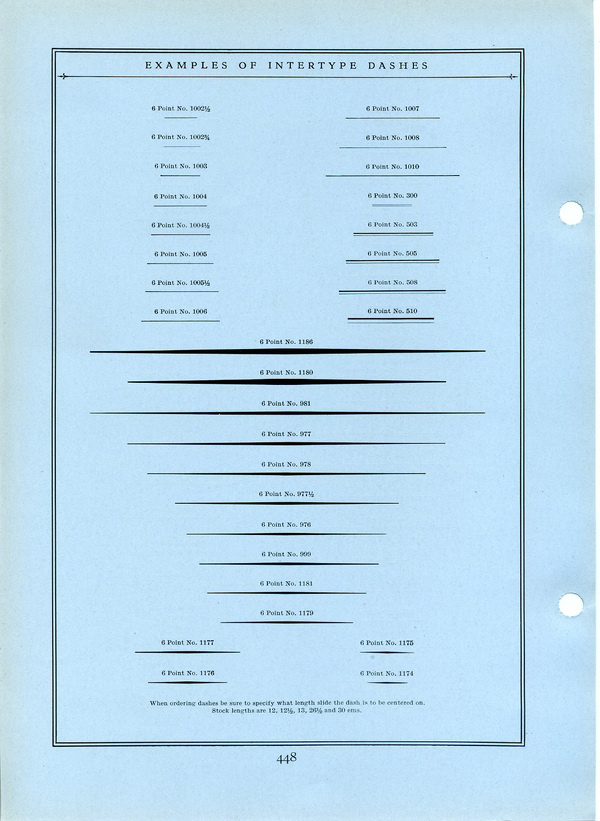 Intertype dashes type specimen #type #specimen #typography