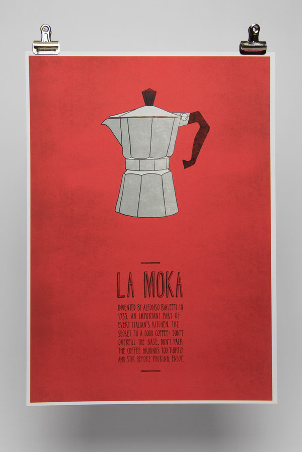 Image of La Moka #poster #typography