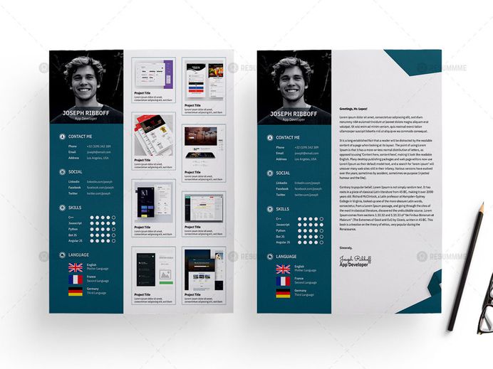 Free App Developer Resume Template