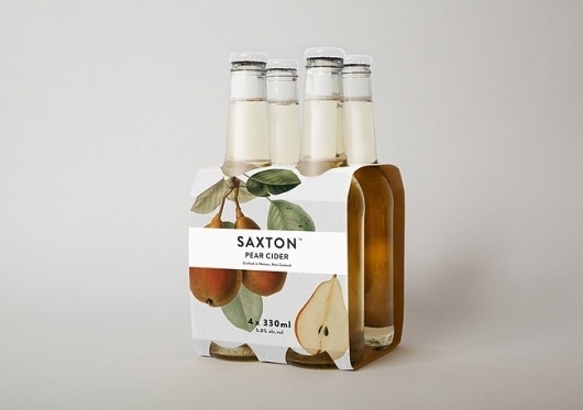 Saxton Cider | Packaging of the World: Creative Package Design Archive and Gallery #packaging #illustration #cider