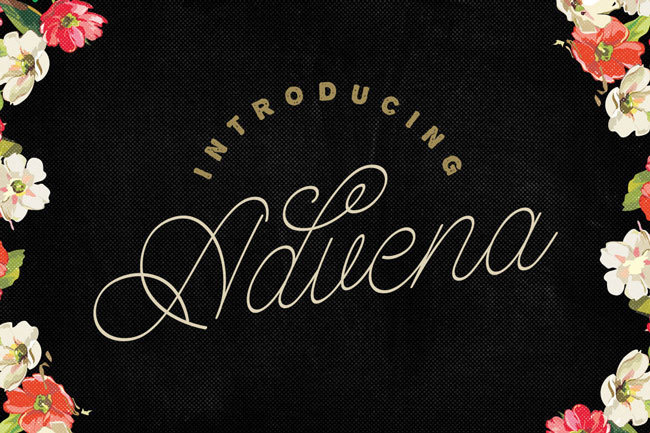 Advena – A truly elegant mono-line script, #type #typeface #typography