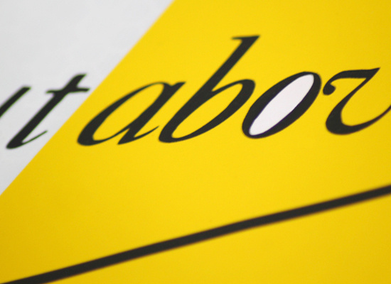 Kontakt #print #yellow #counter #typography