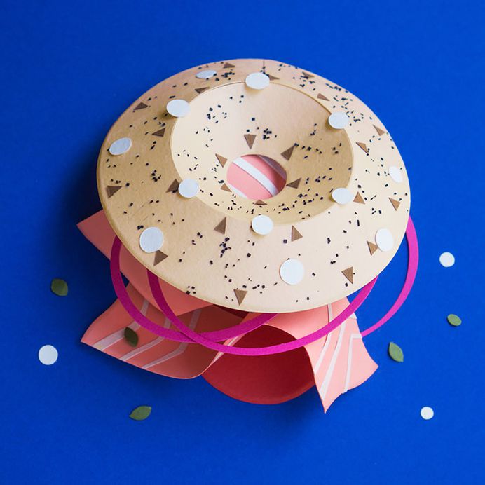 100 Paper Breakfasts depicts some of the world's most-loved breakfasts - including pastries, eggs and dumplings - in the form of brightly coloured paper. See more from this series at mindsparklemag.com