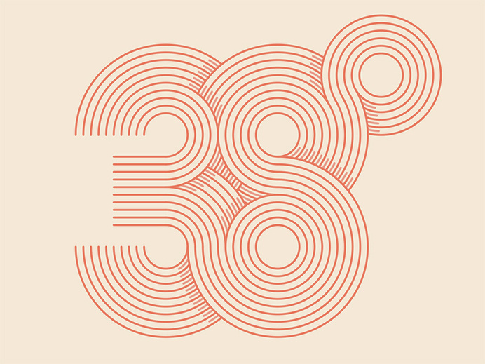 38º #racing #numeral