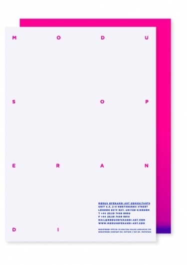 Modus Operandi : SUEH LI #letter #head #identity