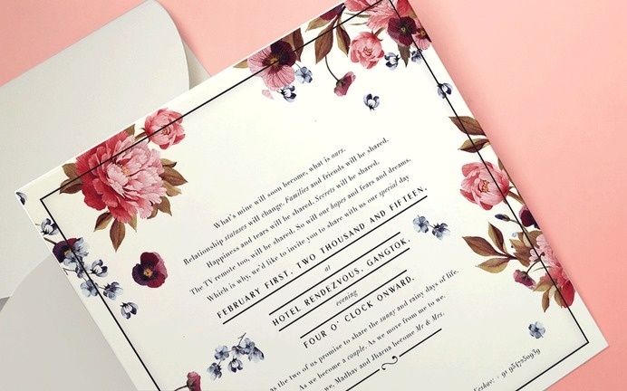 Wedding, invite, floral #card