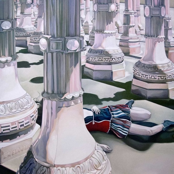 Beside You: Narrative and Melancholic Paintings by Jolene Lai
