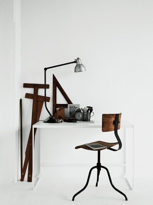 image #interior #chair #desk #wood