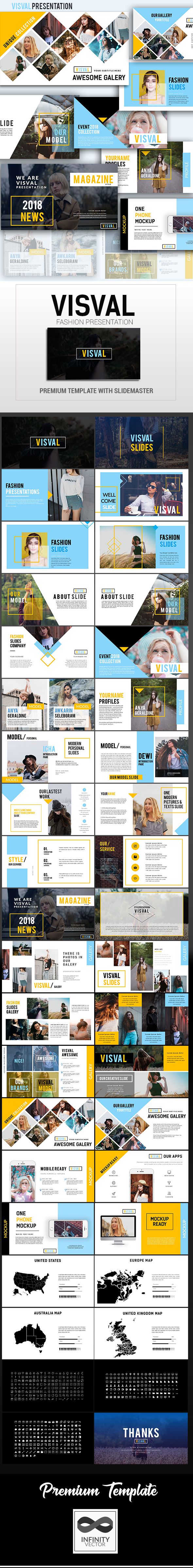 Visval Fashion Presentation Keynote - Keynote Templates Presentation Templates