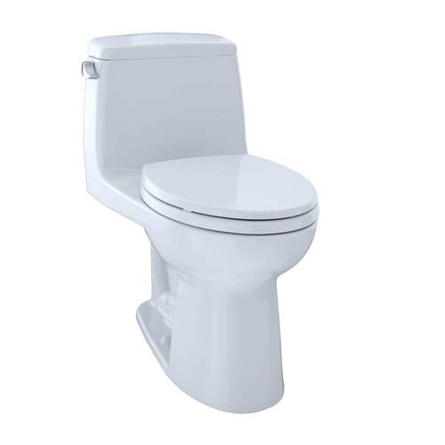 Toto Ultramax 1.6 GPF Elongated One Piece Toilet MS854114S#01 Cotton White