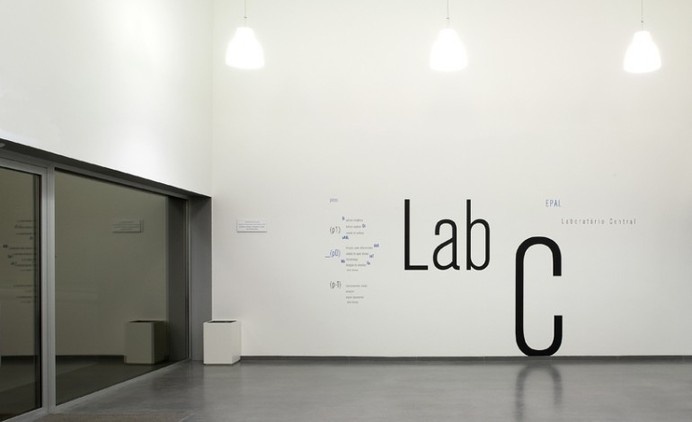 Water Formula / Environmental #signage #wall #mural #typography