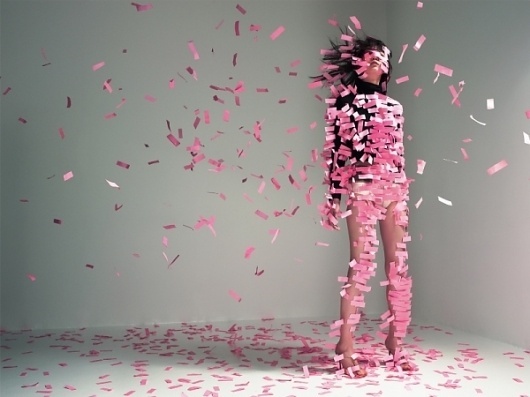 NAM: A Fantasy in Life | Colossal #pink #photography #nam #confetti