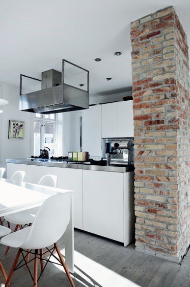 The Design Chaser: Interior Brick | Raw #interior #brick #design #decor #wall #deco #decoration