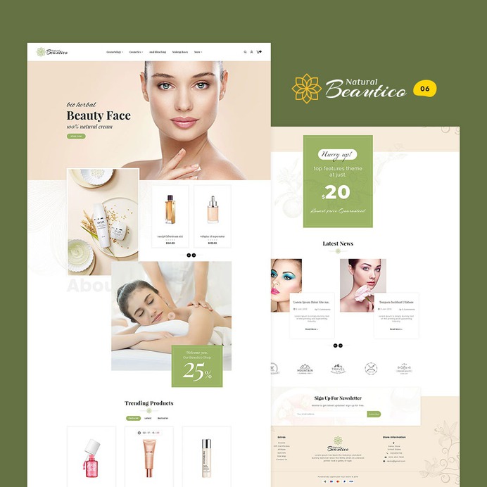 #Beautico #Beauty #Health - #Opencart #MultiPurpose #Responsive #Theme | #TemplateTrip #eCommerce #Website #Design #Template