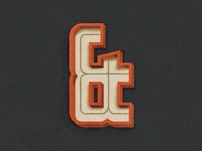 Dribbble - My Ampersand by John Wilson #type