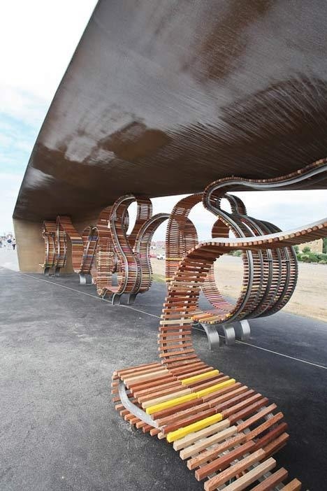 The Longest Bench by Studio Weave #furniture