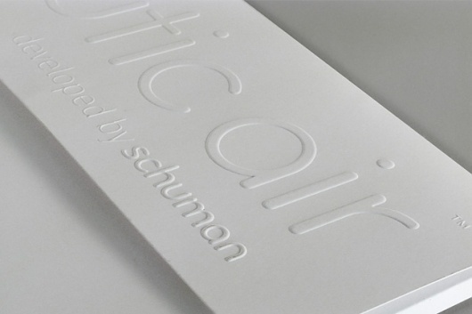 Design & Art Direction for Brands / John McHugh #blind #emboss #white #finishing #minimal #folder