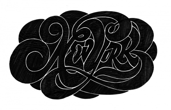 FoT EM New York Sketch 01 #ew #paint #drawn #york #type #hand