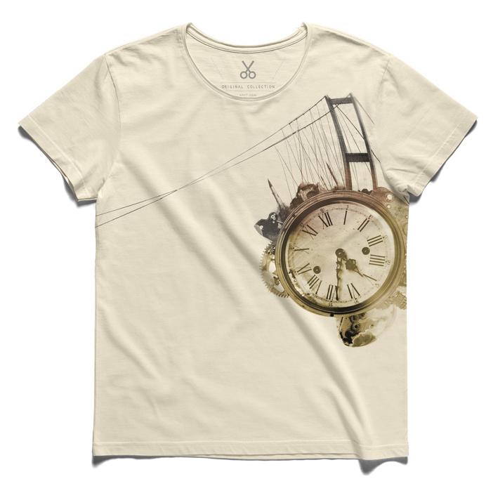 #zamanya istanbul #beige #tee #tshirt #istanbul #bosphorus #bridge #clock #mosque #sultanahmet #time
