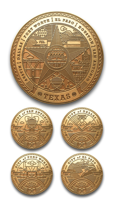 kendrick kidd #badges #illustration #coins