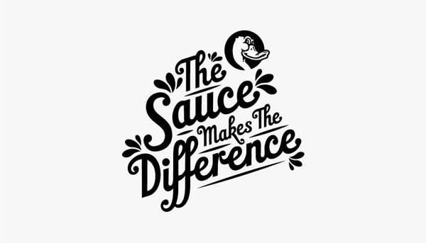 DUCK SAUCE TEE #sauce #new #music #duck #logo #identity #typeface #york #type #records #typography