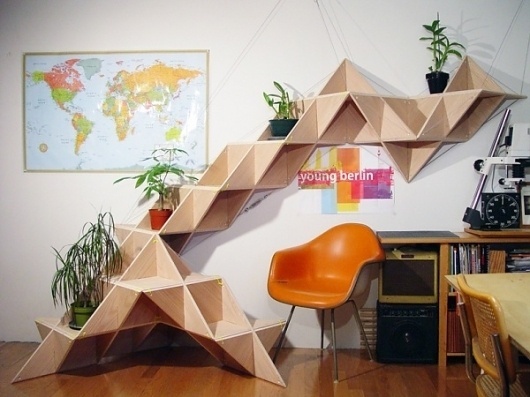 T.shelf : J1studio ($500-5000) - Svpply #negative #conceptual #space #furniture #triangles