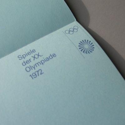 Otl Aicher 1972 Munich Olympics - Stationery #stationery