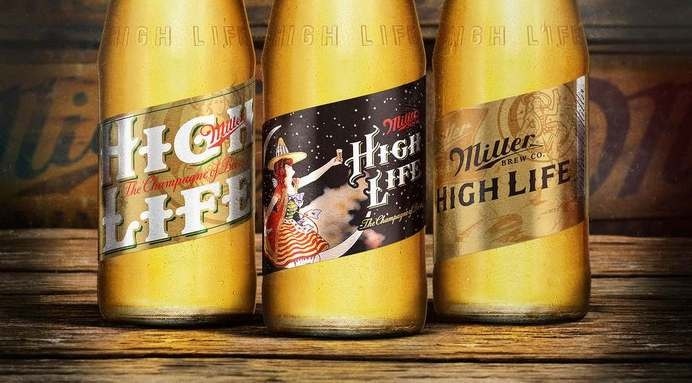 Miller High Life Heritage Series — The Dieline #packaging #design
