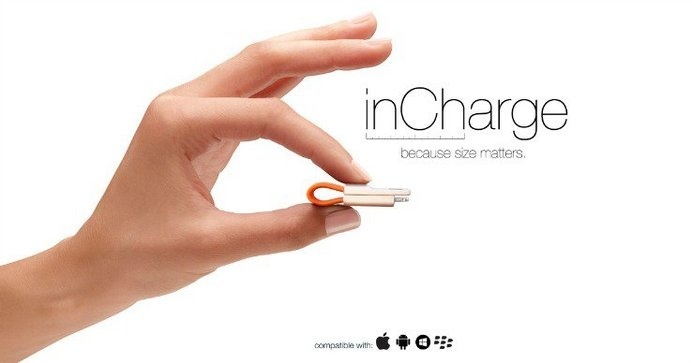Why let your batteries run low when you can have a tiny, portable charging cable on your keys for a quick and easy recharge? #portable #modern #style #design #flexible #product #industrial #charging #cable
