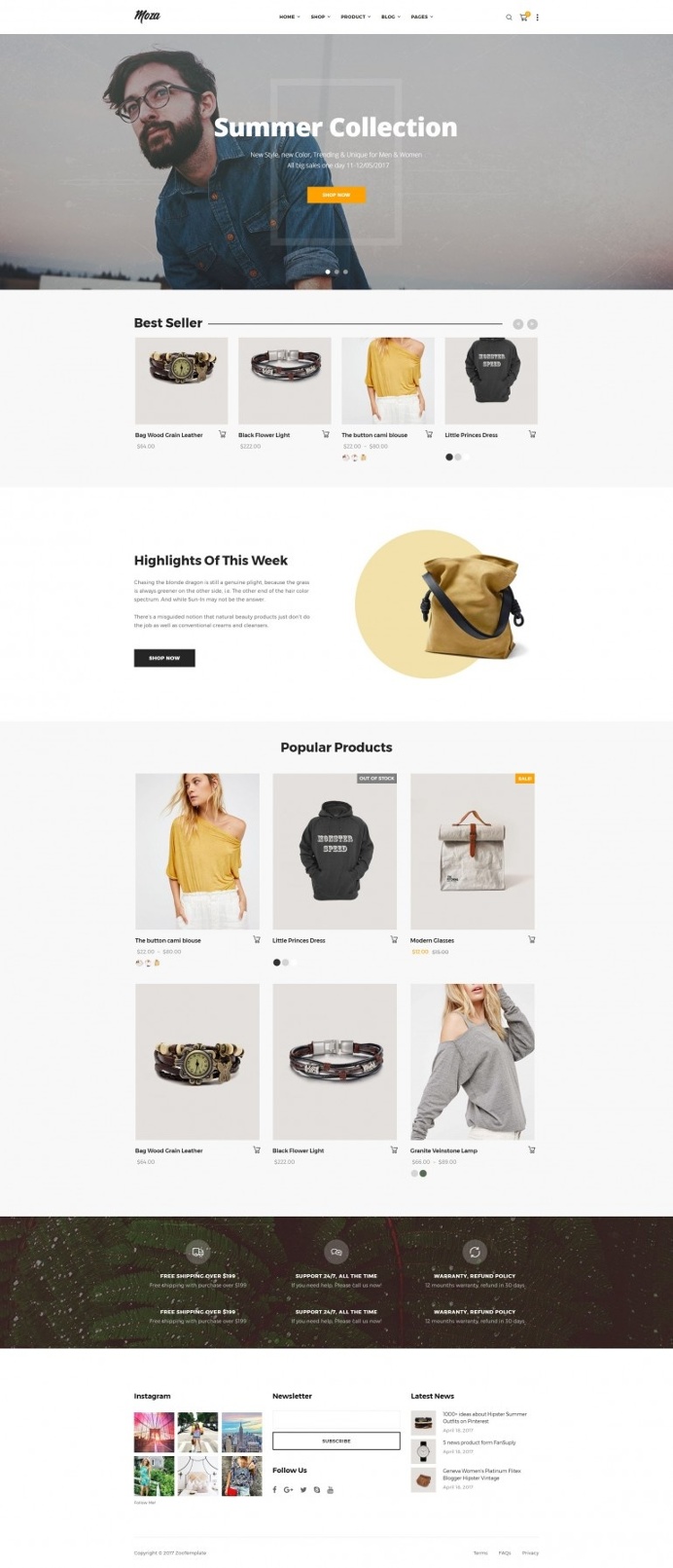 Moza – Minimal Shop