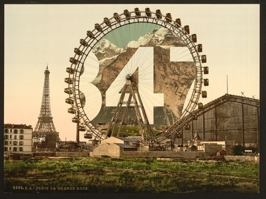 New horizons - retrofuturs #collage