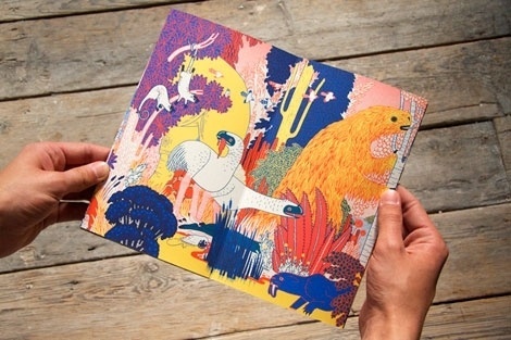 grain edit · Rise & Fall: A Concertina of Life by Micah Lidberg #illustration