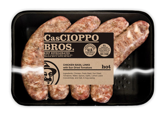 off center image / font on labels