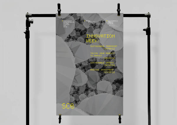 Science City Bristol on the Behance Network #design #graphic #grid #minimal #poster #matrix #dot