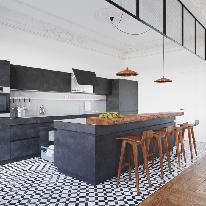 Eclectic interior design