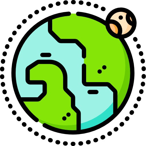 See more icon inspiration related to global, planet, earth, world, space, globe, maps and location, Maps and Flags, miscellaneous, world map, planet earth, geography, astronomy, worldwide and nature on Flaticon.