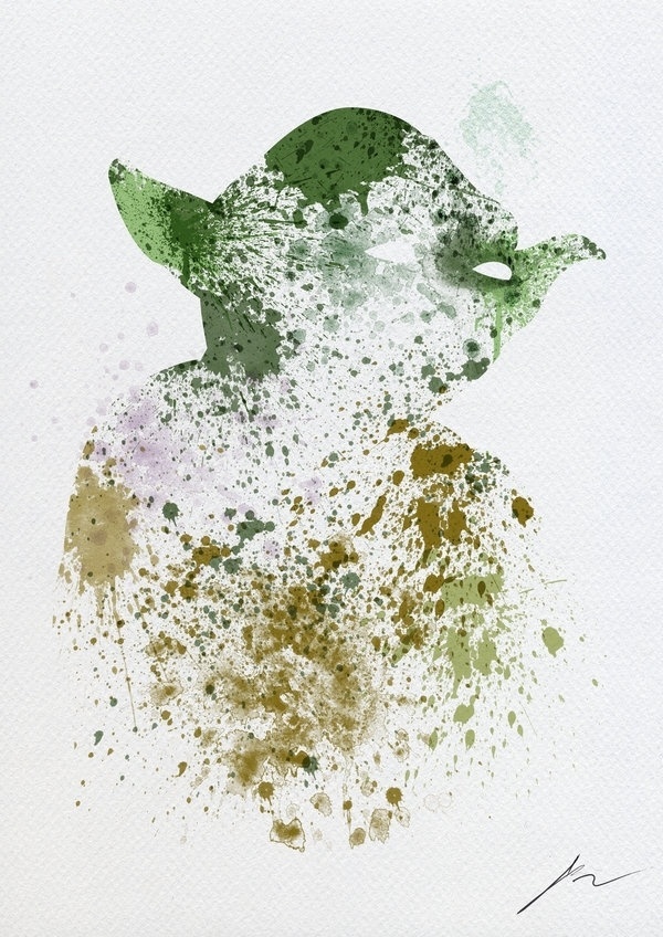 International Geek Pride Day is Geek Art Appreciation Day - You The Designer | You The Designer #toda #wars #illustration #star #watercolor