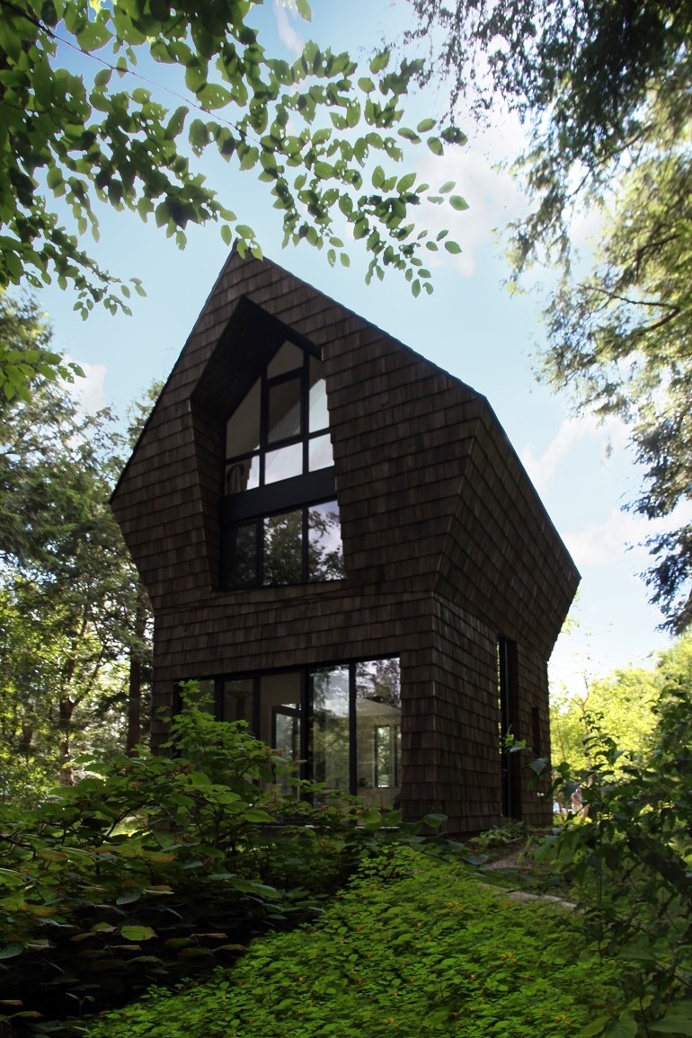 La Colombière Is A Refuge Perched In The Forest Reminding Us Of Bird Huts