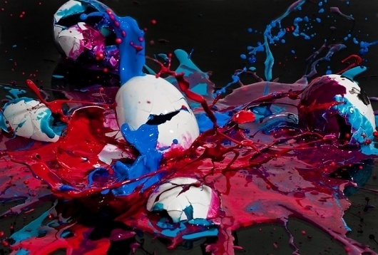 Eye-Popping Photos Capture Splattered Eggs Frozen in Time | Co.Design #glitter #smash #eggs #photography #cracked #neon