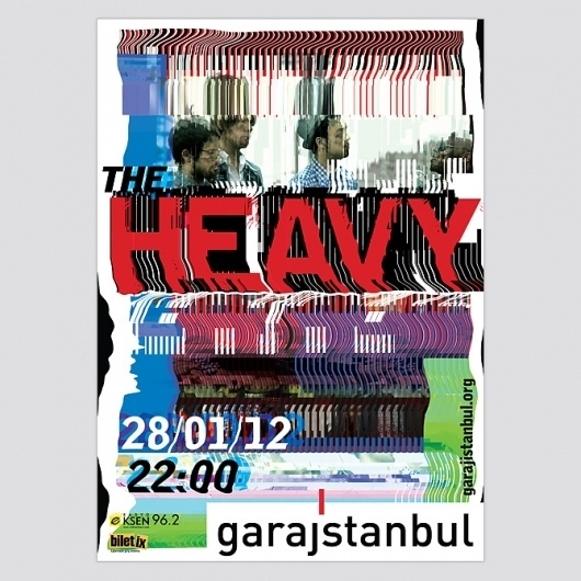 the Heavy • garajistanbul • Yigit Karagoz #distortion #glitch #poster