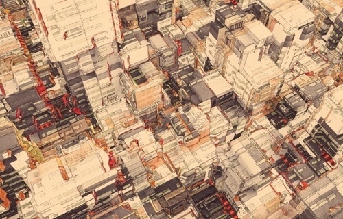 http://thecoolsumist.tumblr.com/tagged/illustration/page/4 #city #illustration #architecture #art