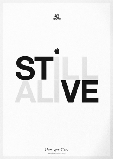 Mena+Cruz #type #steve #jobs #poster