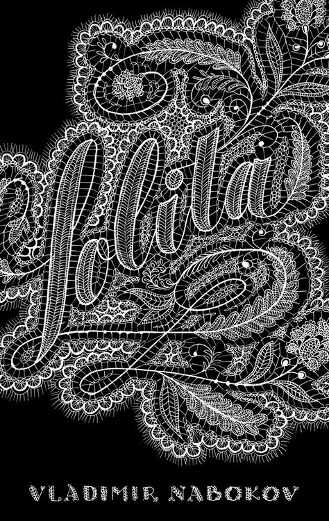 The Lolita Cover Project by @JessicaHische #white #book #black #covers #and #lace #typography